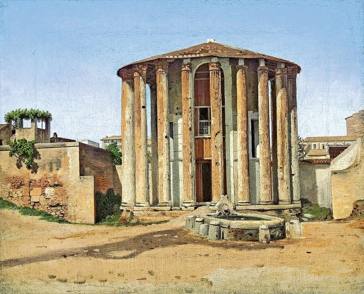 Tempio di Vesta a Roma - Collezione di dipinti di Nivaagaard, Nivà